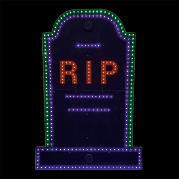 LED Advanced Holiday Lighting® Jumbo Tombstone Hi-Vibrant LED Lighted 30IN