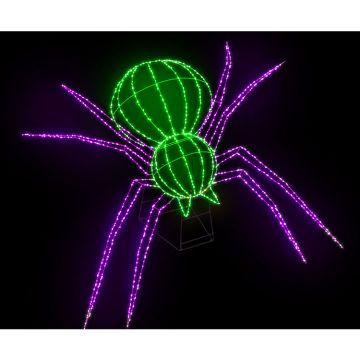 Glenhaven Home & Holiday LED 3D Scary Spider 28IN