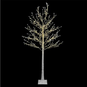 Glenhaven Home & Holiday LED Winter Sparkle Birch Tree Warm & Pure White 6FT