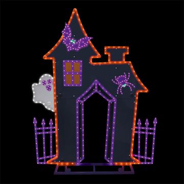 LED Advanced Holiday Lighting® Jumbo Haunted House Hi-Vibrant LED Lighted 48IN