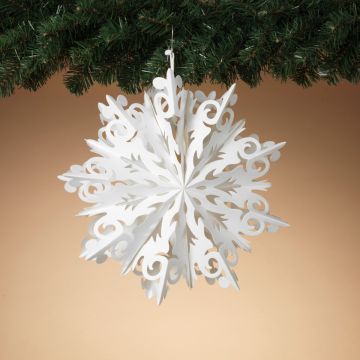 Paper Snowflake Ornament, 11.8"