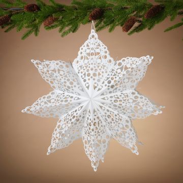 Paper Snowflake Ornament, 26"