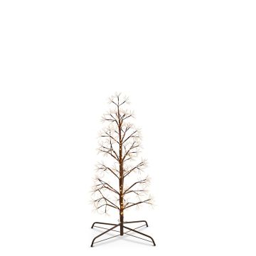 Raz Imports Brown Fairy Light Tape Pod Tree 624 Warm White LED Lights 4 ft tall