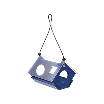 Backyard Essentials Bluebirds Wood Bluebird Feeder Hanging Bird Feeder