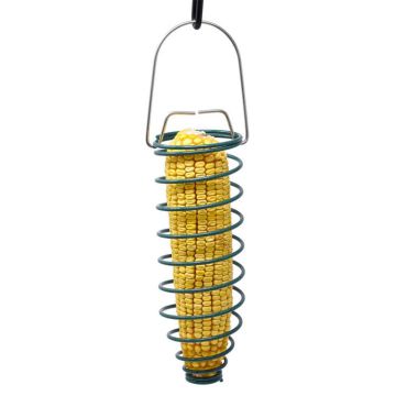 Backyard Essentials Steel Corn Caddy Suet Bird Feeder