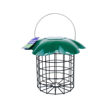 Backyard Essentials Wild Bird Metal Seed Log Suet Bird Feeder