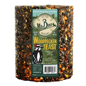 Mr. Bird, Woodpecker Feast Cylinder, Large