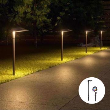 NEBO Low Voltage 120 W LED Pathway Light and Spot Light Kit, 8 pk
