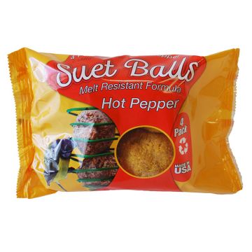 Wildlife Science Suet Balls Hot Pepper, 4pk