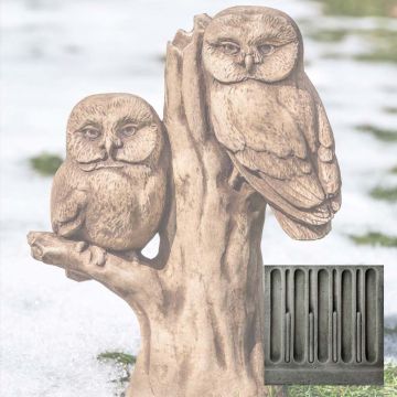 CAMPANIA Night Watch Owls & Tree Alpine Stone