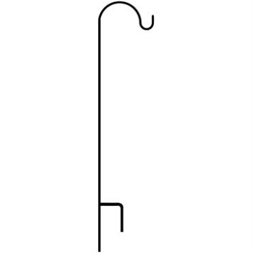 American Gardenworks™ Classic Single Arm Shepherd's Hook 65IN Tall