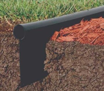 Alpha Standard Plastic Lawn Edging, 20 feet