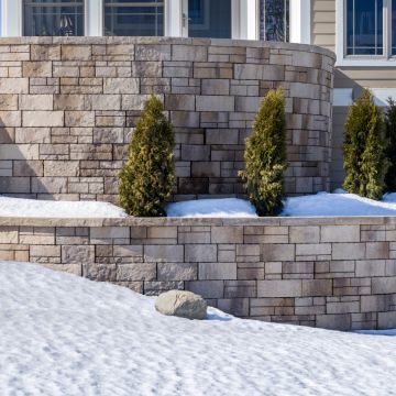BELGARD Tandem™ Veneer Wall Blocks: Ashlar 3-Piece System