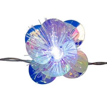 Kurt S. Adler® LED Fiber Optic Iridescent Flower String Light