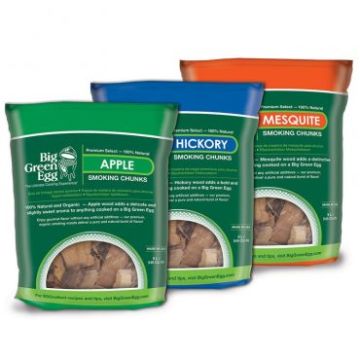 Big Green Egg Premium Hickory Wood Chunks 9L Bag