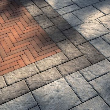 TECHO-BLOC Blu 80mm Slate Accent Pavers