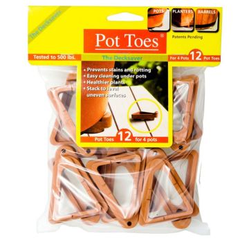 Bosmere, Pot Toes Terra Cotta, 12 Pack