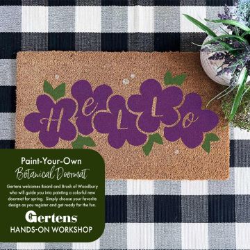 Botanical Doormat Workshop | Sunday March 15th at 1pm