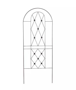 American Gardenworks™ Button Trellis Black, 65" tall