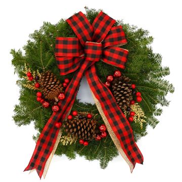 'Buffalo Plaid' Wreath