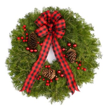 'Buffalo Plaid' Wreath