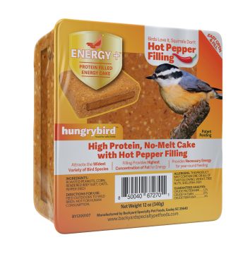 hungrybird® Hot Pepper Filled Energy Plus™ Protein Filled Energy Cake 12 oz