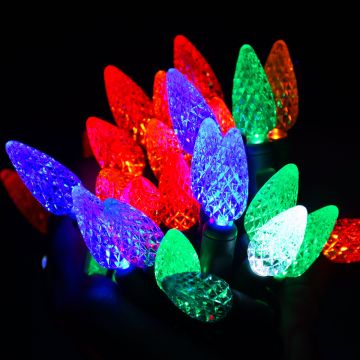 Gabriel Lights® LED C6 Facet Rockefeller Sparkle String Lights