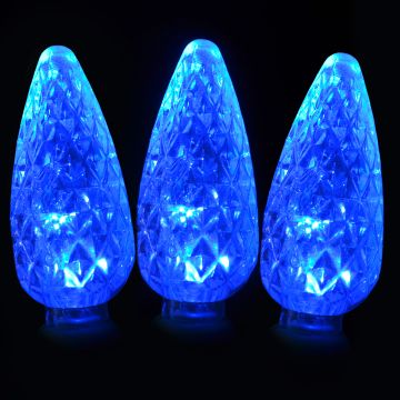 Gabriel Lights® LED C6 Blue Steady Green Cord 70L/34.5FT