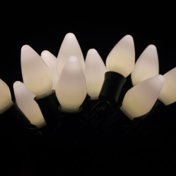Gabriel Lights® LED C7 Opaque Warm White String Lights