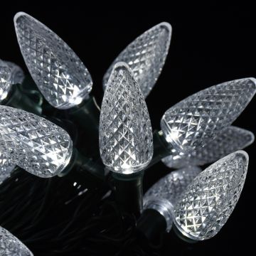 Gabriel Lights® LED C9 Facet Cool White String Lights