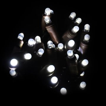 Gabriel Lights® LED 5mm Focused Convex Cool White String Lights