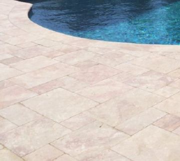 Marmiro Stones® Crema Eda Rosa Marble Pavers