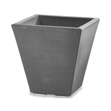 Crescent, Gramercy Contemporary Square Planters, Slate