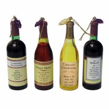 Kurt S. Adler® Wine Bottle Ornament, Assorted