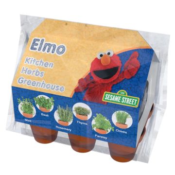 Sesame Street Elmo's Mini Greenhouse Kitchen Herbs