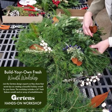 Fresh Wreath Workshop | Saturday November 22nd 10am