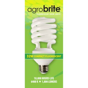 agrobrite® Compact 6400K Fluorescent Bulb 32W E26