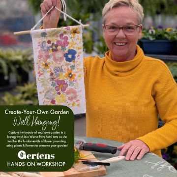 Petal Arts Class, Summer Garden Wall Hanging  | Saturday, September 13th at 1pm