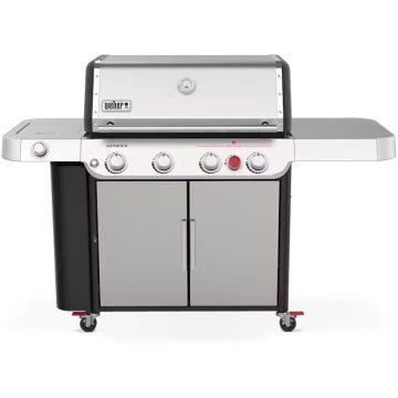 Weber® Genesis S-435 4-Burner Gas Grill with Sear Zone & Side Burner