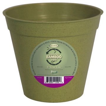 Haxnicks Green Bamboo 8" Pot