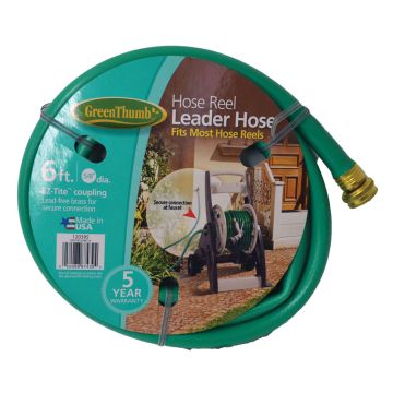 Green Thumb Hose Reel Leader, 6 Ft.