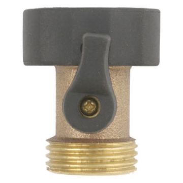 Green Thumb, Brass, Single Faucet To Hose Connector