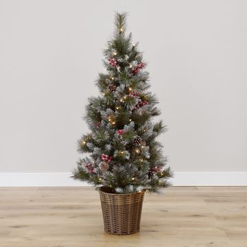 Minnesota Randolph Entry Tree with Clear Incandescent T5s, Gabriel Tree® Artificial Christmas Tree