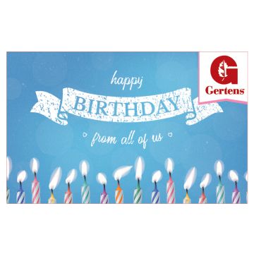 Birthday Candles - Gift Card