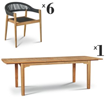 Gabriel Gardens™ Traverse 7 Piece Dining Set