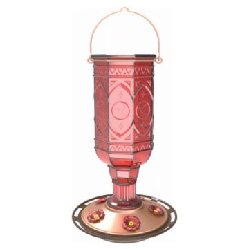 More Birds Hummingbird Feeder Jewel Red 20 oz
