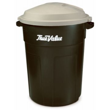 Rubbermaid True Value Trash Can with Lid 32 Gallons