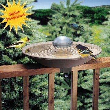 API, Solar Powered Bird Bath Water Wiggler