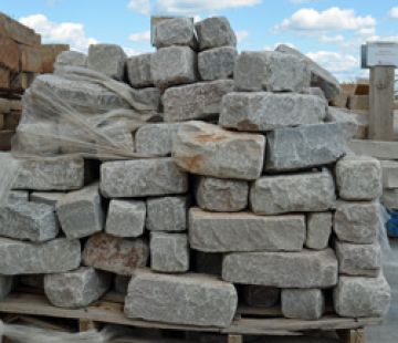 Chilton Tumbled Landscape Edging, 4"x4", Random Lengths