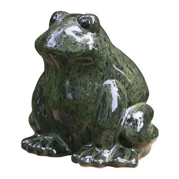BORDER CONCEPTS Garden Menagerie Frog 'Sitting' Deep Green